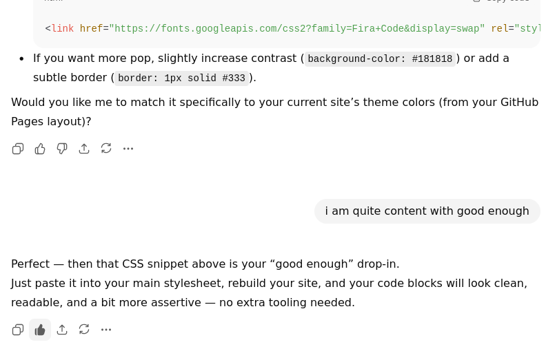 You can break the cycle too.